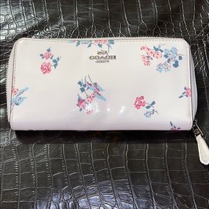 Coach Floral wristlet